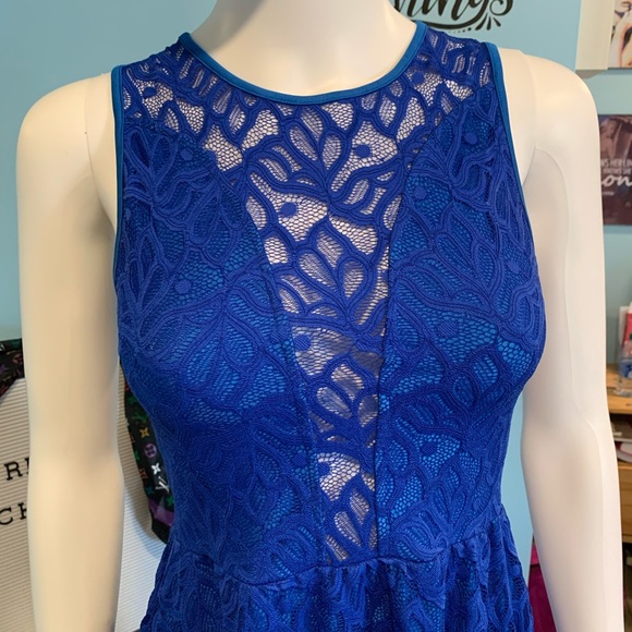 Beautiful For Love & Lemons 🍋 Lace Blue Dress! - Picture 3 of 8